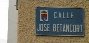 Une rue d'Arrecife aujourd'hui, la trace indélébile d'un Normand prolifique, conquistador et "roi des Canaries " au 15ème siècle