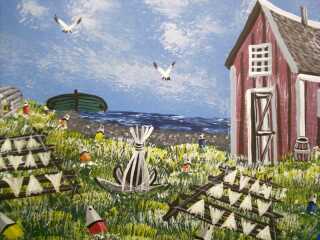 Peinture de Ronald à Gonzague
